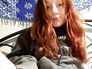 Lovely inexperienced web cam teenage gal frolicking twat on web cam
